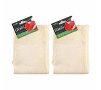Premium Natural Leather Chamois Cloth 2 Pack - Streak-Free Car & Household Drying Cloths