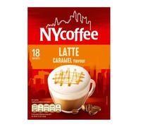 Premium New York-Inspired Instant Coffee with Mug Frothy & Creamy Individually Wrapped Coffee Sachets (2 Pack, Caramel Latte)