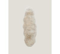 Premium New Zealand Double Long Wool Sheepskin Rug - 180cm x 55cm - Stone
