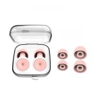 Premium Noise Cancelling Ear Plugs - Ultra Soft Silicone Sleep Earplugs for Sleeping, Travel, Concerts & Motorcycles (28dB Noise Reduction) (Pink)
