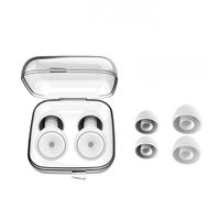 Premium Noise Cancelling Ear Plugs - Ultra Soft Silicone Sleep Earplugs for Sleeping, Travel, Concerts & Motorcycles (28dB Noise Reduction) (White)