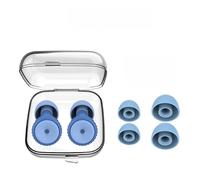 Premium Noise Cancelling Ear Plugs - Ultra Soft Silicone Sleep Earplugs for Sleeping, Travel, Concerts & Motorcycles (28dB Noise Reduction) (Blue)