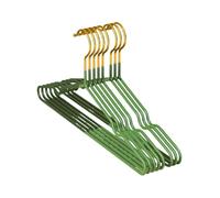 Premium Non-slip Clothes Hangers - 10-Pack Heavy Duty Hangers for Dresses, Jackets & Jeans | Space-saving Closet Organizers With Elegant Design | Accessories Storage for Dorm Rooms & Homes