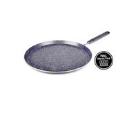 Premium Non Stick PAN Inducti Crepe Pancake Large Heavy Duty Marble Coating CHAPATI ROTI PAN DOSA Two Layer Non Stick Coating TAWA TAVA PAN Flat TAVA 30cm (30cm)