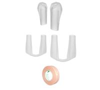 Premium Nostril Retainer For Rhinoplasty + Tape - 2 Sizes in One Box (Size 8 & 9) - Top-Grade Post-Surgery Nose Shaper - Don’t Risk Your Beauty, Comfortable & Invisible , Nose Retainer (( 8 & 9 ))