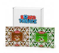 Premium Nut Lovers Turkish Delight Gift Box Bundle with Sebahat Mixed Nuts & Pistachio, Traditional Lokum Sweet Selection, 2 x 500g (1kg) Boxed Treatz