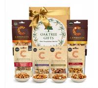 Premium Nuts Gift Set - 6 Large Packs Assorted Cambrook Nuts - Gourmet Flavoured Nut Selection Box | | Ideal Mothers Day Gift Hamper & Peanuts Gift Set