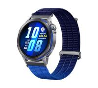 Premium Nylon Sport Watch Band Compatible with Huawei Watch GT Runner 2/Ultimate 2/GT6 Pro/GT6 46mm Straps, Breathable Woven Replacement Strap with Quick Release for 22mm Watch Bands (Blue)