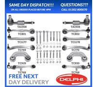Premium OE Spec Genuine Delphi For Audi A6 VW Passat Complete Suspension Arm Kit