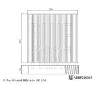 Premium OEM Spec Blueprint Pollen Filter For Land Rover Defender Discovery