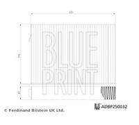 Premium OEM Spec Blueprint Pollen Filter For Land Rover Discovery Sport Evoque