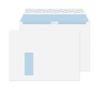 PREMIUM Office C4 Envelopes White 324 (W) x 229 (H) mm Window 120 gsm Pack of 250