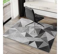 Premium Office Chair Mat for Carpet & Hardwood Floors, Non-Slip Thickened Desk Protector, Multi-Purpose Gaming & Office Use, Durable Carpet Cover (Anthracite, 80x120cm)