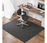 Premium Office Chair Mat for Hard Floors, Non-Slip Gaming Desk Protector, Large 120x160cm Dark Gray Carpet for Office & Home, Ideal for Laminate & Parquet.