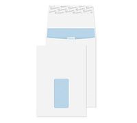 PREMIUM Office Gusset Envelopes C5 Peel & Seal 229 x 162 x 25 mm Plain 120 gsm Ultra White Wove Pack of 125