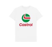 PREMIUM OFFICIAL Castrol Castrol Logo White T-Shirt