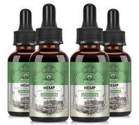 Premium Oil - 100000mg High Potency Natural Oil, Rich in Omega 3-6-9 and Vitamin C & E, Vegan, Enhanced Purity, 60ml (Pack of 4)