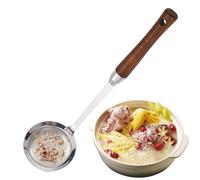 Premium Oil Skimmer Spoon, Fine Mesh Edible Oil Filter Tool, with Fat Strainer for Grease Removal, Durable Stainless Steel Kitchen Gadget, Home & Dining for Healthy Cooking
