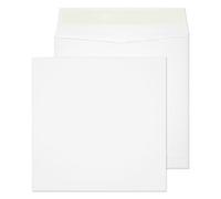 PREMIUM Optima Card Board Back Envelopes Peel & Seal 220 x 220 mm Plain 210 gsm Ultra White Pack of 250