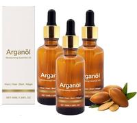 Premium Organic Argan Oil From Morocco, 100% Pure, Cold-Pressed for Face & Body, Rich In Vitamin E, Hair, Beard & Nails, Moisturising, Shine & Anti-Ageing Care (3)