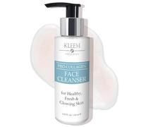 Premium Organic Pro-Collagen Face Wash with Glycolic Acid & Salicylic Acid - Hydrating Facial Cleanser for Women & Men -Exfoliating Facial Cleanser to Unclog Pores, Smooth Skin & Improve Texture-120ml