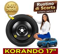 Space Saver Spare Wheel 17" Kgm Korando Bi-Fuel 5x112 5 Holes R17 DOT 2025 New