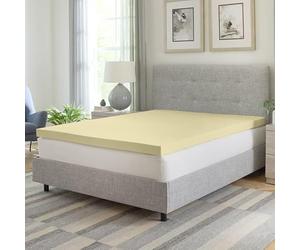 Premium Orthopaedic Memory Foam Mattress Topper to Fit Single, 4ft, Double, King Size Bed Available In 1", 2" Thicknesses Soft Non-Allergenic Mattress Topper (Single, 2 inch)