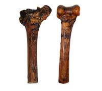Premium Ostrich Bone for Dogs by Britten and James (Pack of 2). Very Long Lasting, 100% Natural, Low Fat Dental Chews