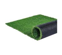 Premium Outdoor Artificial Grass Mat - Weatherproof, Drainage Function, Realistic Green Turf for Balcony, Patio, Garden - Synthetic Lawn Carpet (1x3m/3x9ft)