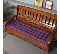 Premium Outdoor Garden Bench Cushion - Thick 8cm Rectangular Design for 2/3 Seat Perfect for Patio Swing and Terrace - 110 x 40 cm Elegant Purple Color Ultimate Comfort
