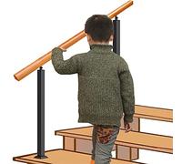 Premium Outdoor Wooden Railing Nonslip Hand Support Rod for Steps Solid ab Ra95cm Height 100cm LengthSafe & Solution