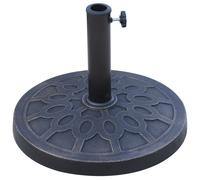 Premium Outsunny 13kg Bronze Tone Resin Garden Parasol Base - High Quality Umbre