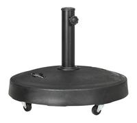 Premium Outsunny 23.5kg Resin Garden Parasol Base for 38mm-48mm Poles - Easy Mob