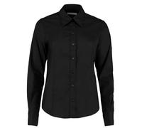Premium Oxford Tailored Long-Sleeved Shirt Kustom Kit Black 24