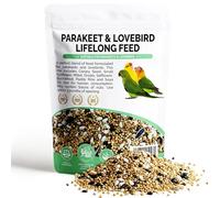 Premium Parakeet & Lovebird Food Lifelong Formula Bird Food Seed Mix Natural & Healthy Gourmet Choice 1.6kg In Resealable Pouch
