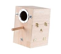 AWHAO Premium Parrot Breeding Box - Ideal Nesting Solution for Exotic Birds, Right Hanging