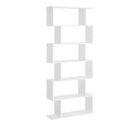 Premium Particle Board 6-Tier White Shelving Unit | High-Quality | Versatile Sto