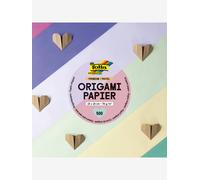 PREMIUM PASTEL FOLIA Origami Paper, 500 Square Sheets multicoloured