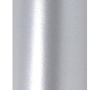 Premium Pearlescent Paper A4 (8.27 x 11.7”) 120gsm (32lb Bond) - Shimmer Cardstock Sheets for Inkjet & Laser Printers - Ideal for Certificates, Invitations, Menus & Crafts (50, Real Silver)