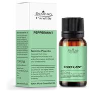 Premium Peppermint Oil 10ml in Glass Bottle, Spider Repellent, Energy Boost, Candle Making - Peppermint Essential Oils for Skin, Decongestant, Humidifier, Aromatherapy, Haircare & Headache Relief