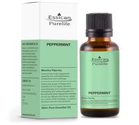 Premium Peppermint Oil 30ml in Glass Bottle, Spider Repellent, Energy Boost, Candle Making - Peppermint Essential Oils for Skin, Decongestant, Humidifier, Aromatherapy, Haircare & Headache Relief