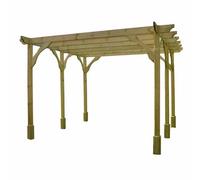 Premium Pergola 6 Post - L420 x W420 x H270 cm - Light Green Rutland County Garden Furniture Ltd Light Green One Size