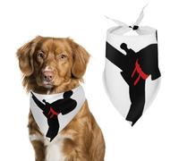 Premium Pet Scarf, Karate Boy Changeable Belt Color Print Soft & Breathable Triangle Bandana for Dogs & Cats, Perfect for Daily Wear Or Special Occasions