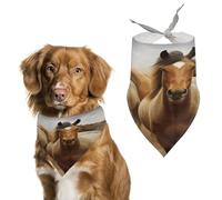 Premium Pet Scarf, Many Horses Print Soft & Breathable Triangle Bandana for Dogs & Cats, Perfect for Daily Wear Or Special Occasions