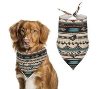Premium Pet Scarf, Native American Patterns Print Soft & Breathable Triangle Bandana for Dogs & Cats, Perfect for Daily Wear Or Special Occasions