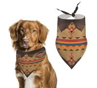 Premium Pet Scarf, Native American Print Soft & Breathable Triangle Bandana for Dogs & Cats, Perfect for Daily Wear Or Special Occasions