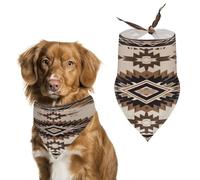 Premium Pet Scarf, Native American Print Soft & Breathable Triangle Bandana for Dogs & Cats, Perfect for Daily Wear Or Special Occasions