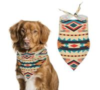 Premium Pet Scarf, Native American Print Soft & Breathable Triangle Bandana for Dogs & Cats, Perfect for Daily Wear Or Special Occasions