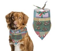 Premium Pet Scarf, Sweet Cube Print Soft & Breathable Triangle Bandana for Dogs & Cats, Perfect for Daily Wear Or Special Occasions