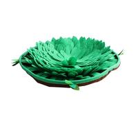 Premium Pet Sniffing Training Mat Interactive Puzzle Toy Felt Flower Slow Feeding Bowl Mat Educational Mental Stimulation Stress Relief Boredom Breaker Play Mat Engaging Activity Center (Coffee)